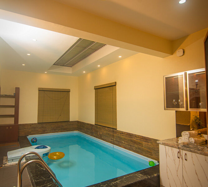 private indoor pool